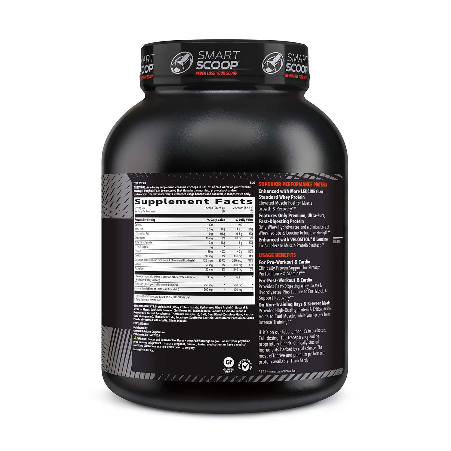 012351 Shop now for GNC AMP Wheybolic Salted Caramel, a clinically